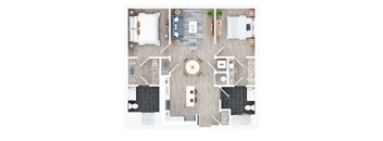 3 bed 2 bath B at Jayde Parkside Apartments, Washington, Washington DC