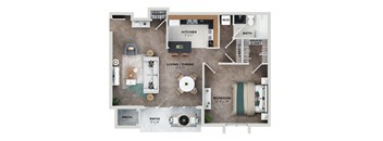 1 bed 1 bath A at The Overlook at Quantico Apartments, Triangle, 22172