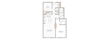 A40D Floor Plan at The Boro, Tysons, Virginia