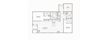 a floor plan of a home at The Boro, Tysons Virginia