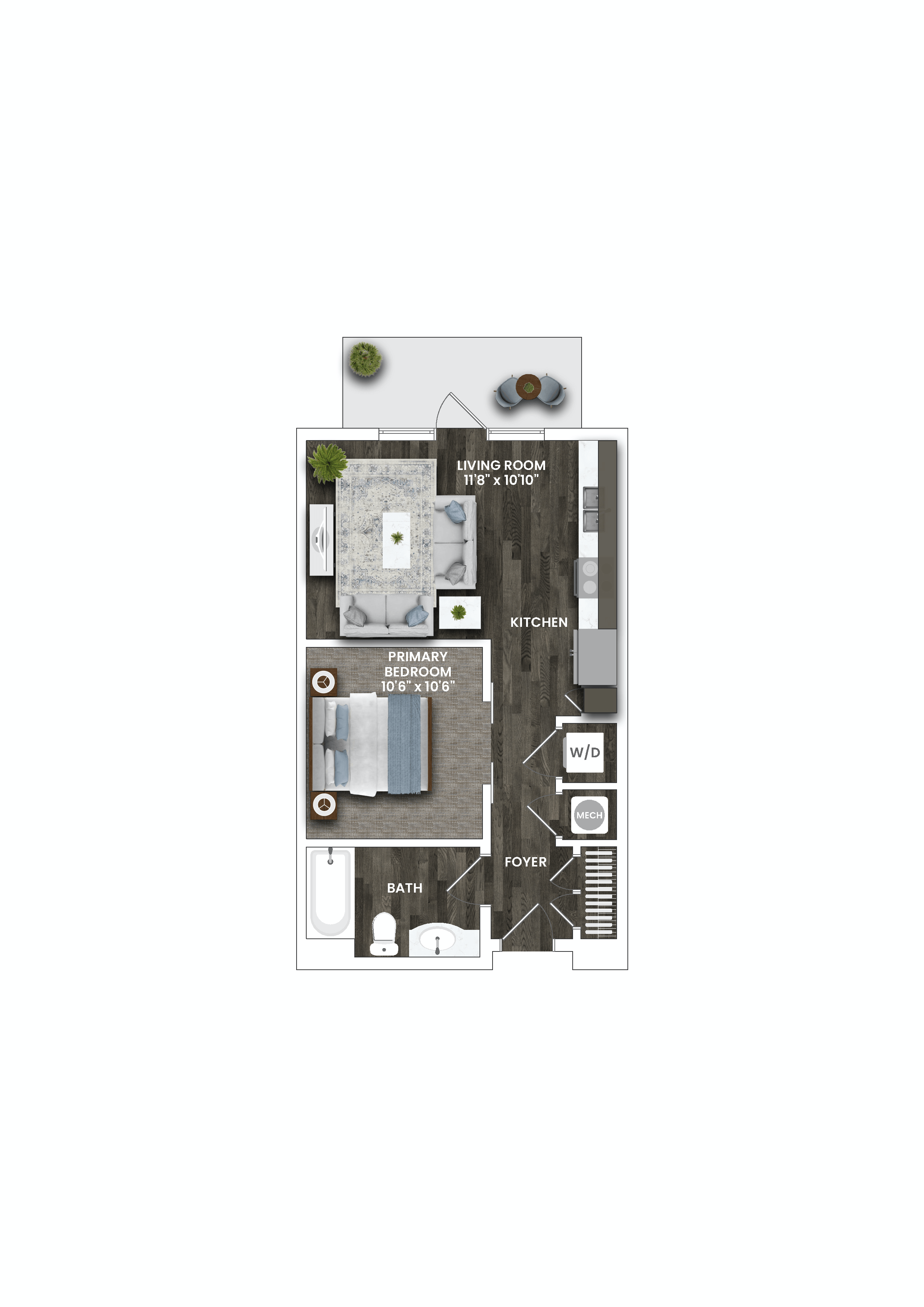 S-1 Floor Plan at La Unión, Florida