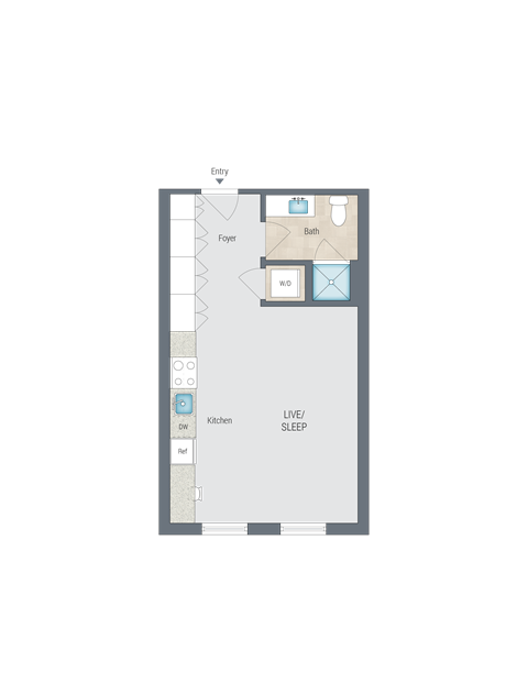floor plan of the loft floor plan studio