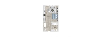 Met Riverwalk ADA floorplan at Metropolitan at the Riverwalk, Wilmington, NC