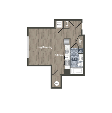 S3A Floor Plan at Park Kennedy, Washington, 20003