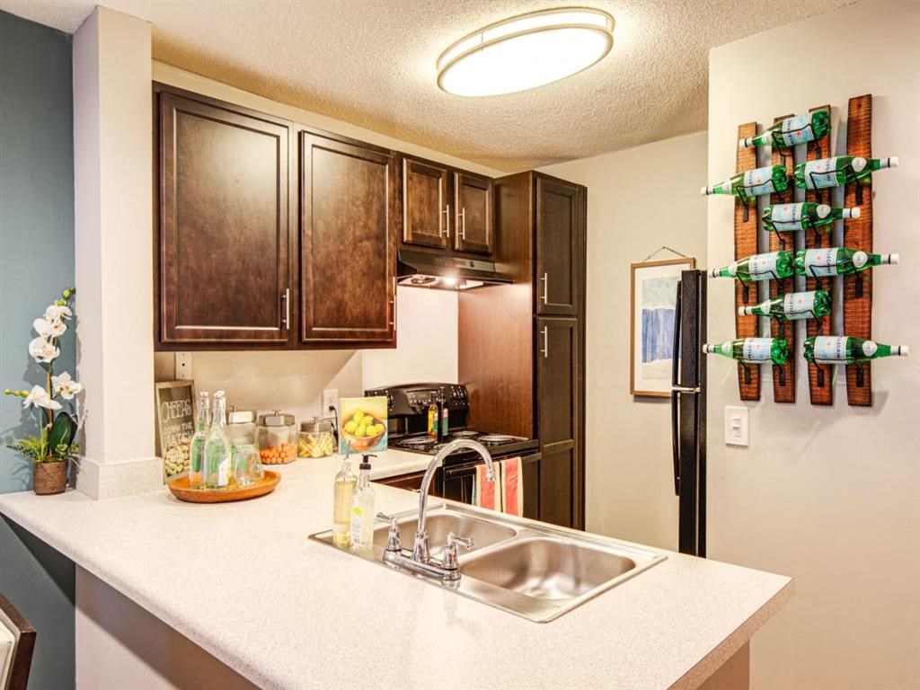 Stainless Steel Sink With Faucet In Kitchen at Waverly Place, North Charleston, SC, 29418