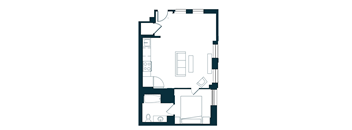 A1A Floor Plan at The Residences at St. Elizabeths East, Washington, DC