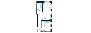 A3A Floor Plan at The Residences at St. Elizabeths East, Washington, DC 20032