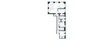 C2A Floor Plan at The Residences at St. Elizabeths East, District of Columbia