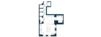 S3A Floor Plan at The Residences at St. Elizabeths East, Washington District of Columbia
