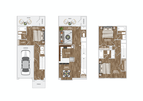 TOWNHOME-WITH-GARAGE at Waverly Place, South Carolina