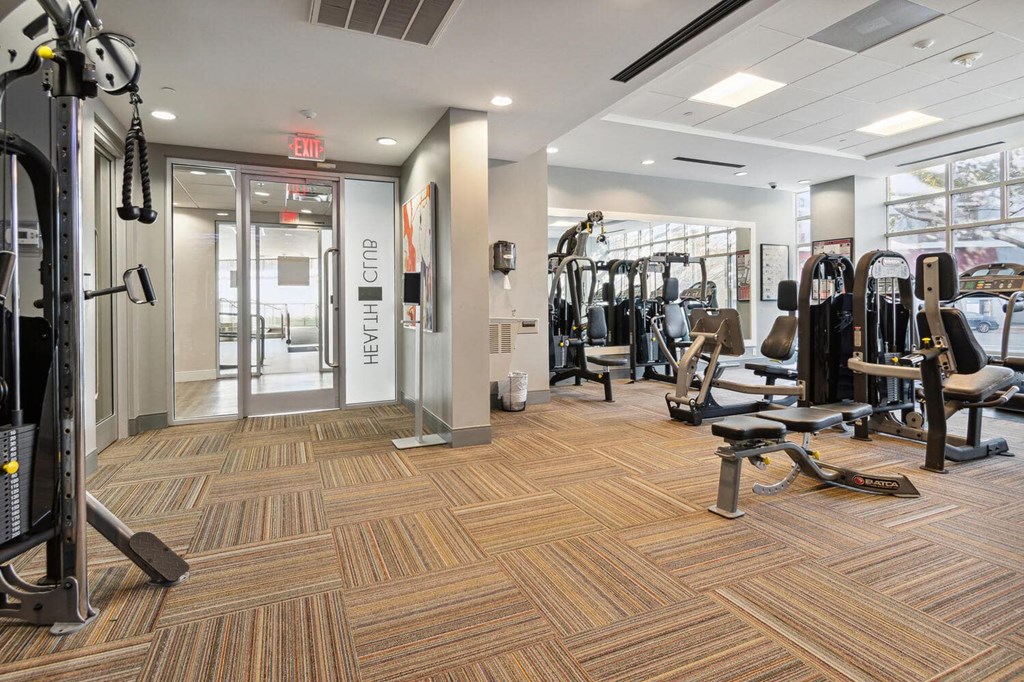 Modern Fitness Center at The Gramax, Silver Spring, MD, 20910