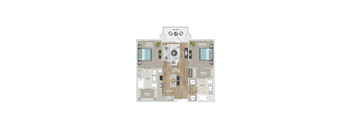 the lincoln floor plan at Delamarre at Celebration, Celebration, FL 34747