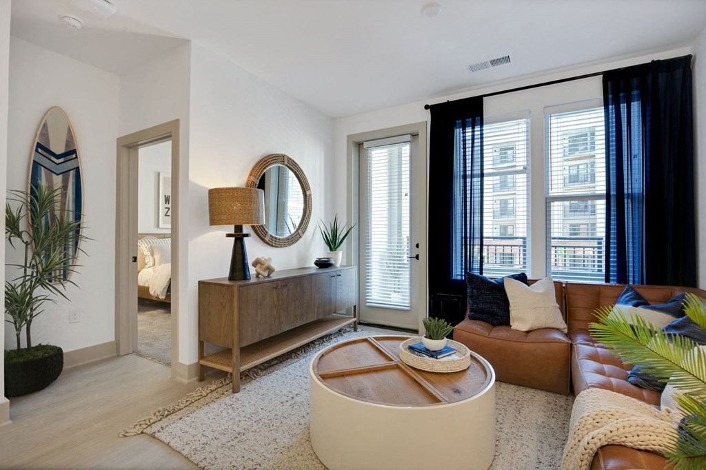 Spacious Living Room at Metropolitan at the Riverwalk, North Carolina