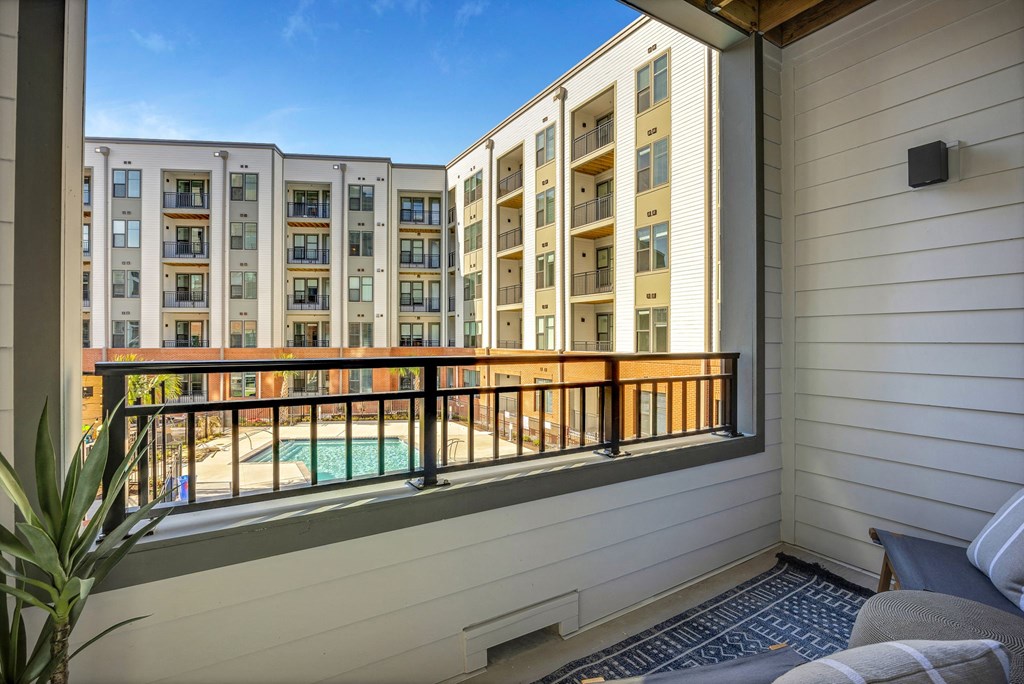 Balcony at Metropolitan at the Riverwalk, Wilmington, North Carolina