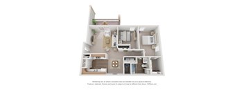 2 Bed 1 Bath Floor Plan at Todd Hollow at Deer Mtn., Hideout Utah