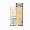 West- A5 One Bed 677 Sqft Floor Plan at Union Heights, Washington West- A5 One Bed 677 Sqft Floor Plan at Union Heights, Washington