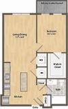A1A Floor Plan at Union Heights, Washington, 20002 A1A Floor Plan at Union Heights, Washington, 20002