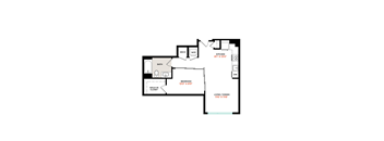 bedroom floor plan | apartments for rent in brookhaven ga | the mille brook
