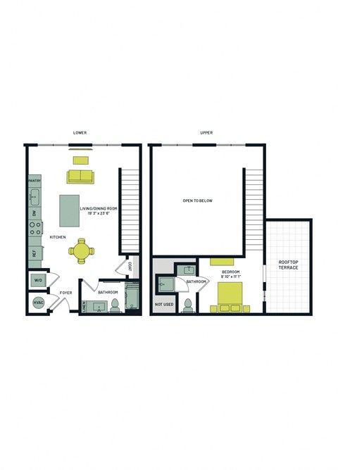 A23L Floor Plan at Vesta Parkside, Washington, DC, 20019