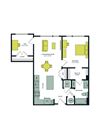 A25A Floor Plan A25A Floor Plan at Vesta Parkside, Washington, 20019