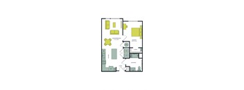 A10A Floor Plan at Vesta Parkside, Washington, 20019