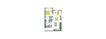 A16A Floor Plan at Vesta Parkside, Washington