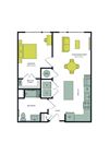 A1A Floor Plan A1A Floor Plan at Vesta Parkside, Washington, DC, 20019