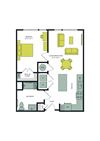 A3A Floor Plan A3A Floor Plan at Vesta Parkside, Washington, 20019