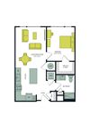 A7A Floor Plan A7A Floor Plan at Vesta Parkside, Washington