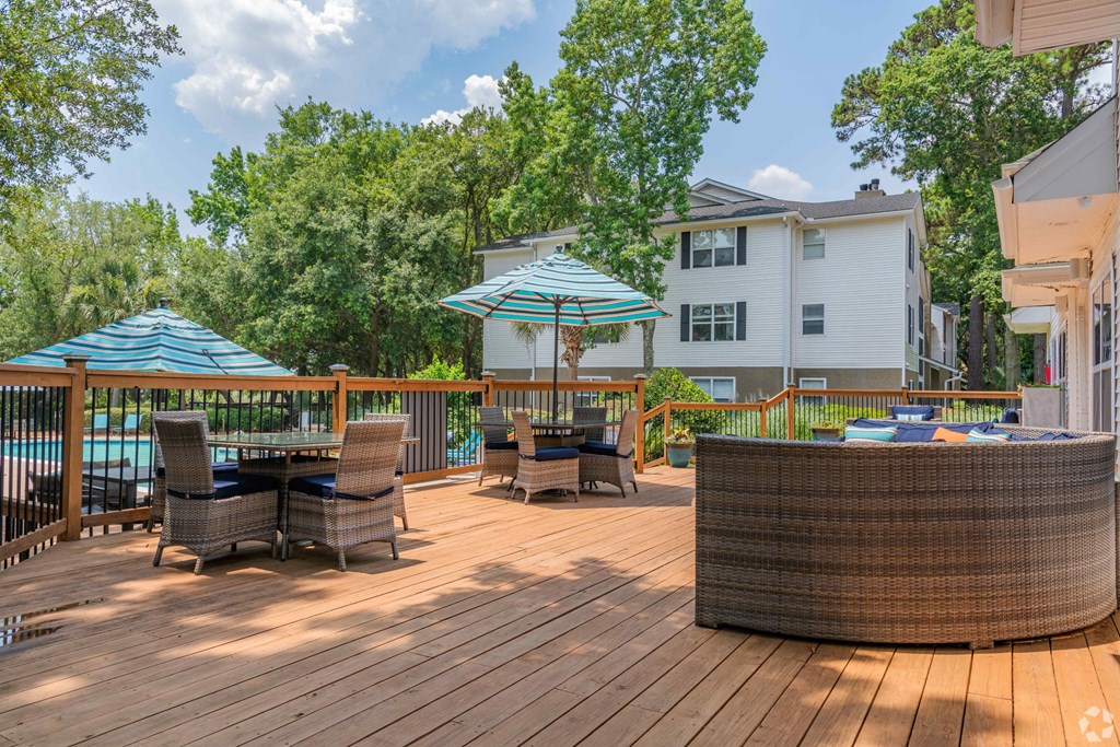 Outdoor Lounge at The Watch on Shem Creek, Mt. Pleasant, SC, 29464