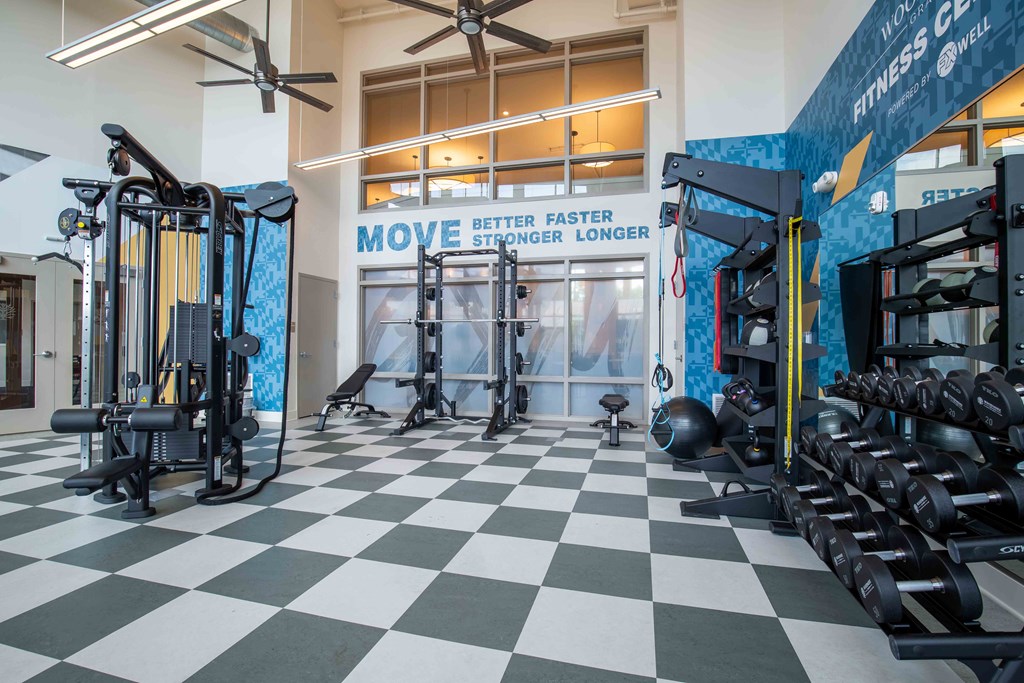 fitness center at Woodmore Grand, Bowie, Maryland