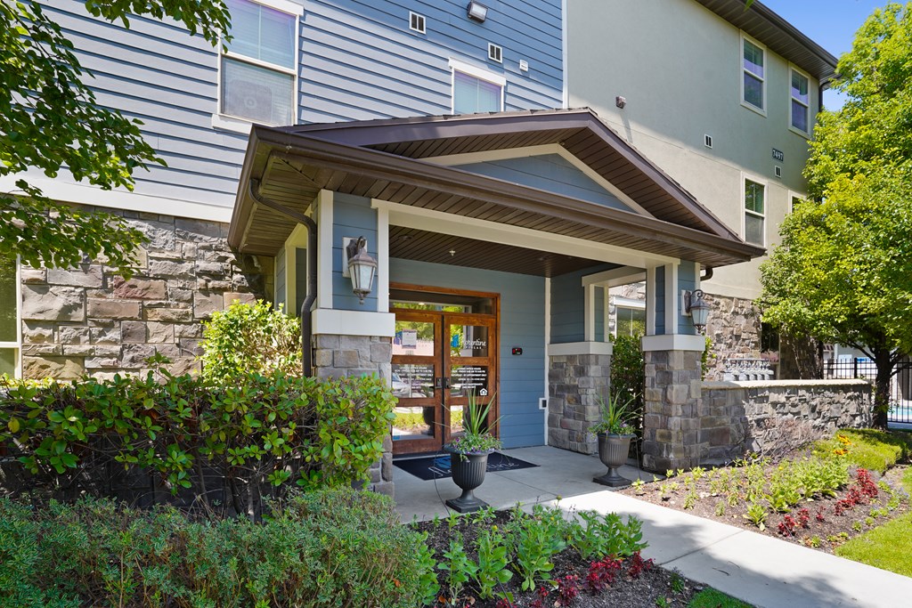Entrance View at Florentine Villas, Midvale Utah