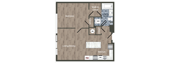 a28a Floor Plan at Park Kennedy, Washington, 20003