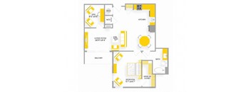 C1 Floor Plan at Garfield Park, Arlington, 22201