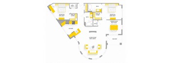 D1 Floor Plan at Garfield Park, Arlington, 22201