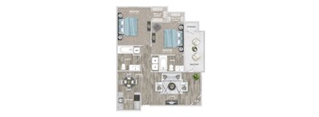 a floor plan of our apartments at St. Andrews Reserve, North Carolina