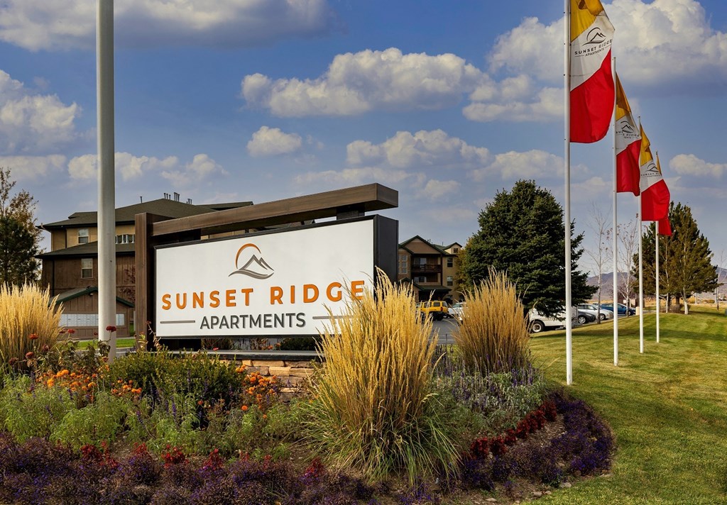 Property Signage at Sunset Ridge, Utah