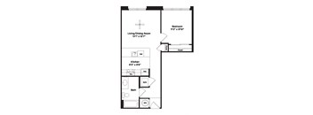 S4a Floor Plan at 800 Carlyle, Virginia