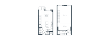 floor plan at Highgate at the Mile, McLean Virginia