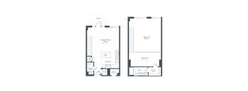floor plan at Highgate at the Mile, Virginia