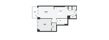1 bedroom 1 bath B at Coda at Bryant Street, Washington