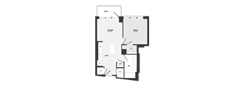 1 bedroom 1 bath C at Coda at Bryant Street, Washington DC