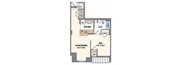 Studio 1 bath S at Loree Grand at Union Place Apartments, Washington DC, 20002