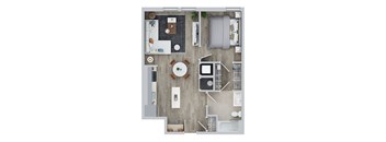 1 BED 1 BATH C at Jayde Parkside Apartments, Washington, Washington DC