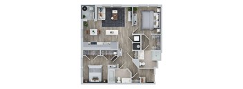 2 bed 2 bath A at Jayde Parkside Apartments, Washington