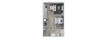 Studio 1 bath at Jayde Parkside Apartments, Washington DC, 20019