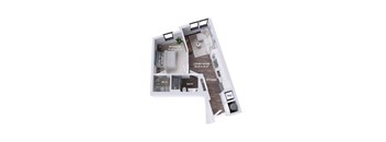 A10A Floor Plan at The Stevedore, Tampa, FL 33605