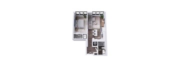 A11A Floor Plan at The Stevedore, Tampa, FL