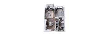 A19A Floor Plan at The Stevedore, Tampa, 33605