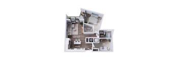 A1AD Floor Plan at The Stevedore, Florida